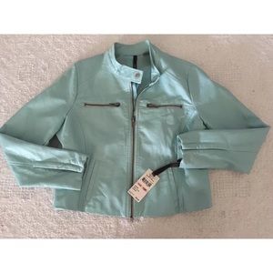 Mint NWT Faux Leather Jacket 10P